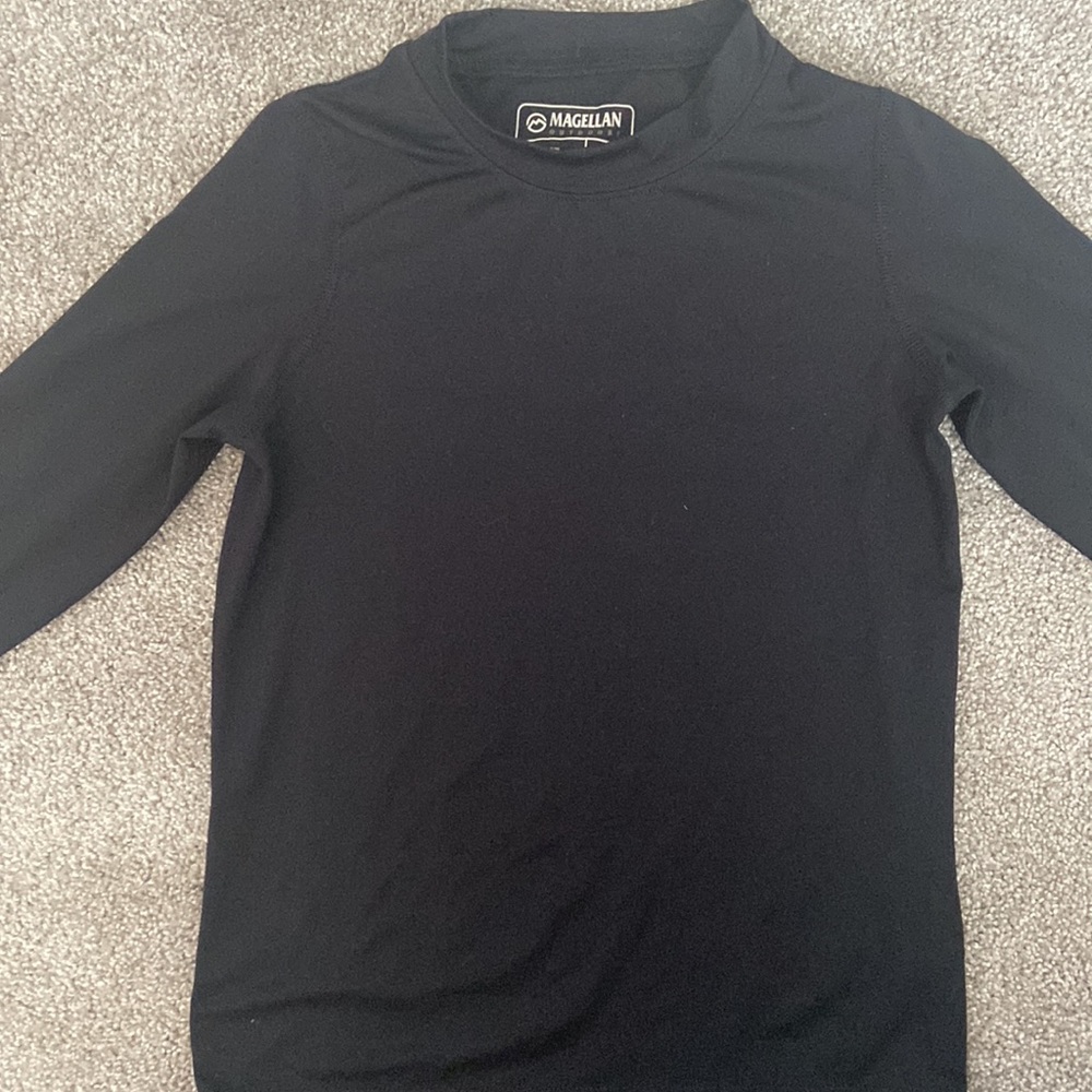 Black Magellan Outdoors long sleeved dri fit